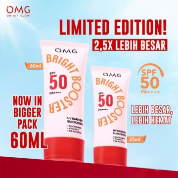 OMG OH MY GLOW UV Barrier Sunscreen SPF 50 PA++++ (Shopee/OMG Beauty Official Shop)