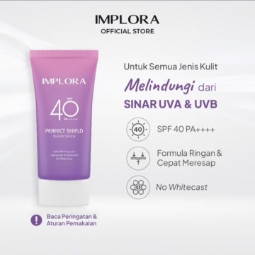 Implora Perfect Shield Sunscreen (Shopee/Implora Official Shop)