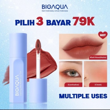 BIOAQUA Darling Me Matte Lip Tint (Shopee/BIOAQUA Indonesia Official Shop)