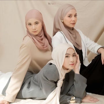Pashmina Viscose Shawl dari WMD Fashion, rekomendasi pashmina viscose yang ada di TikTok Shop (TikTok Shop/WMD Fashion)