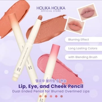 Holika Holika Mellow Blurring Lip Pencil, rekomendasi base ombre lip yang patut kamu coba (Shopee/Holika Holika Indonesia)