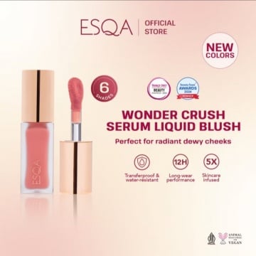 ESQA Wonder Crush Serum Liquid Blush On, merupakan salah satu dari tujuh produk paling laris ESQA (Shopee/Esqa Cosmetics Official Shop)