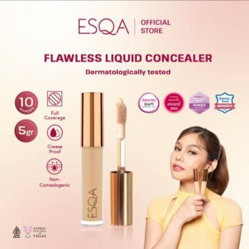 ESQA Flawless Liquid Concealer, merupakan salah satu dari tujuh produk paling laris ESQA (Shopee/Esqa Cosmetics Official Shop)