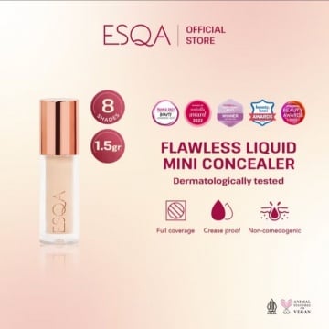 ESQA Flawless Liquid Mini Concealer, rekomendasi concealer yang patut kamu coba (Shopee/Esqa Cosmetics Official Shop)