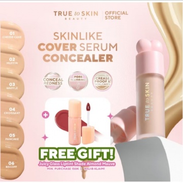 True to Skin Skinlike Cover Serum Concealer, rekomendasi concealer yang patut kamu coba (Shopee/Truetoskin Official Shop)