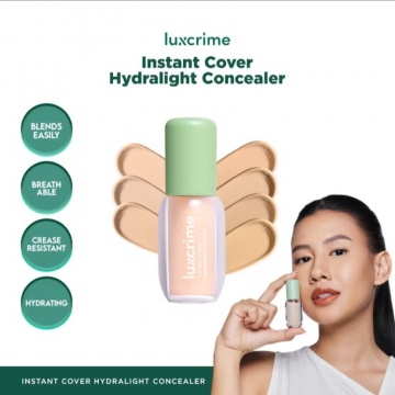 Luxcrime Instant Cover Hydralight Concealer, rekomendasi concealer yang patut kamu coba (Shopee/Luxcrime Official Shop)