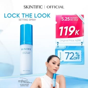 SKINTIFIC Lock The Look Setting Spray (Shopee/SKINTIFIC Official Store)