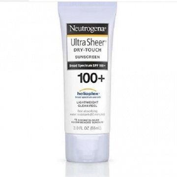Neutrogena Ultra Sheer Dry-Touch Water Resistant Sunscreen SPF 100+ , rekomendasi sunscreen dengan SPF 100 (Tokopedia/Beauty USA)