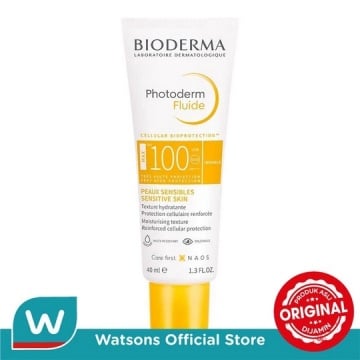 BIODERMA Photoderm Fluid SPF 100, rekomendasi sunscreen dengan SPF 100 (Shopee/Watsons Indonesia Official)