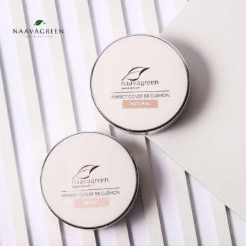 NAAVAGREEN Perfect Cover BB Cushion with SPF 50+ PA++++ (Shopee)