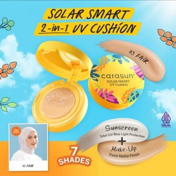 Carasun Solar Smart UV Tint Sun Cushion SPF 50+ PA++++ (Shopee)