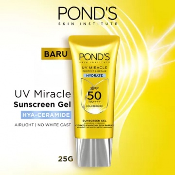 PONDS UV MIRACLE HYDRATE SPF 50 (Shopee/Unilever Beauty Shop)