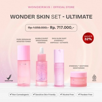 WONDERMIS Skin Set Advanced - Ultimate (Shopee/WONDERMIS Official Store)