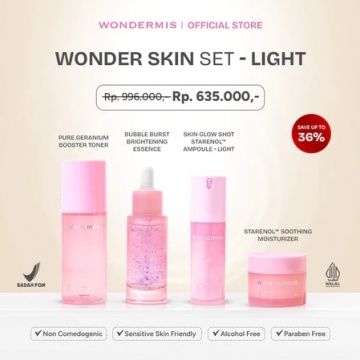 WONDERMIS Wonder Skin Set - Light (Shopee/WONDERMIS Official Store)