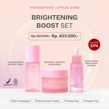 WONDERMIS Brightening Boost Set (Shopee/WONDERMIS Official Store)