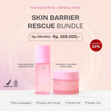 WONDERMIS Skin Barrier Rescue Bundle (Shopee/WONDERMIS Official Store)