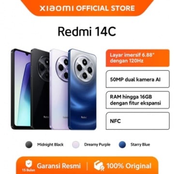 Xiaomi Redmi 14C (6GB/128GB) (Shopee/Xiaomi Official Store)