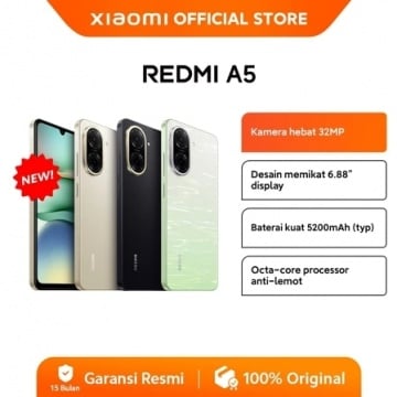 Xiaomi Redmi A5 (4+4GB*/128GB) (Shopee/Xiaomi Official Store)