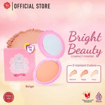 Viva Bright Beauty Compact Powder with SPF 15 (Shopee/Viva Cosmetics Authorized Store Surabaya)