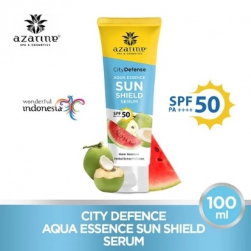 Azarine City Defense Aqua Essence Sun Shield Serum SPF50 PA++++ (Shopee/Azarine Cosmetic Official Shop)