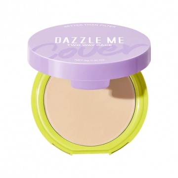 DAZZLE ME Better Than Filter Double Kill Two Way Cake Pressed Powder Matte Bedak Padat (Shopee/DAZZLE ME Official Shop)