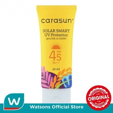 Carasun Sunscreen Solar Smart UV Protector SPF 45 PA++++ (Shopee/Watsons Indonesia Official)