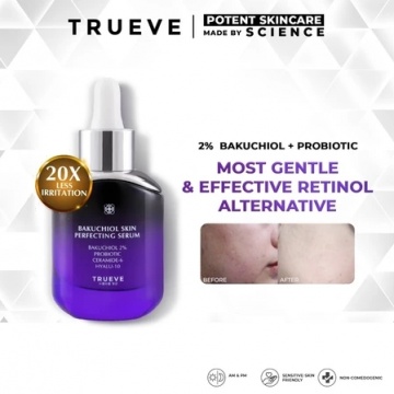 TRUEVE Bakuchiol Skin Perfecting Serum (Shopee/Trueve Official Shop)