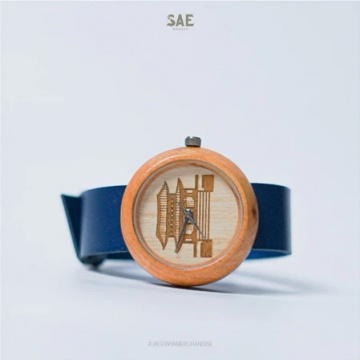 Jam tangan kayu SAE Wooden, rekomendasi merek jam tangan kayu lokal terbaik (Shopee/SAE Wooden Official Shop)