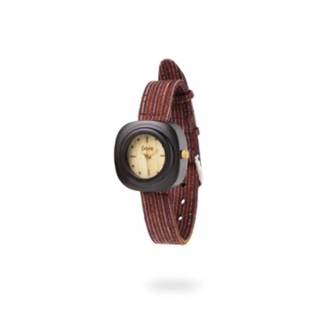 INA Watch Jam Tangan Kayu Sonokeling Seri Bondan Payung, rekomendasi jam tangan lokal dari INA Watch (Shopee)