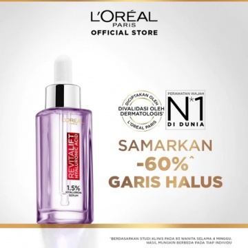 L'Oreal Paris Revitalift 1.5% Hyaluronic Acid Serum Skin Care (Shopee/L'Oreal Paris Indonesia Official Shop)