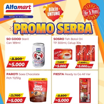 Promo Alfamart hari ini (Instagram/alfamart)