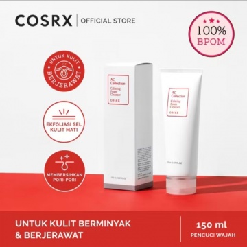 Cosrx AC Collection Calming Foam Cleanser (Shopee/COSRX Indonesia Official Shop)