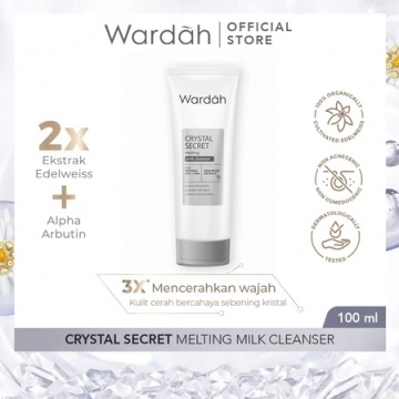 Wardah Crystal Secret Melting Milk Cleanser (Shopee/Wardah Official Shop)