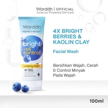 Wardah Perfect Bright Creamy Foam Bright + Oil Control (Shopee/Wardah Official Shop)