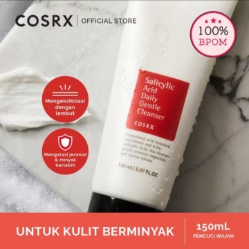 Cosrx Salicylic Acid Daily Gentle Cleanser (Shopee/COSRX Indonesia Official Shop)