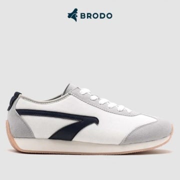 Sepatu Brodo Tondano Beak White Navy GS Mesh Eva (Shopee/BRODO Official Shop)