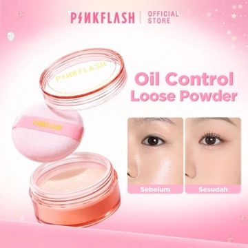 PINKFLASH Oil Controller Loose Powder (Shopee)