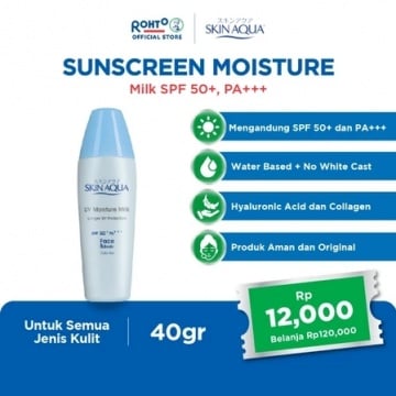 Sunscreen Skin Aqua (Shopee/ROHTO Official Shop)