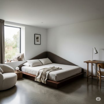 Kamar Tidur Minimalis Estetik (AI)