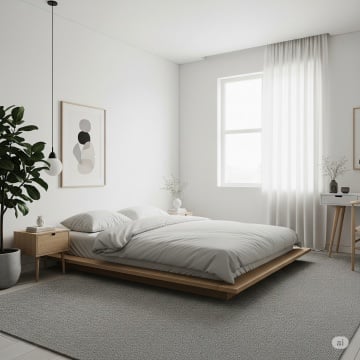 Kamar Tidur Minimalis Modern (AI)