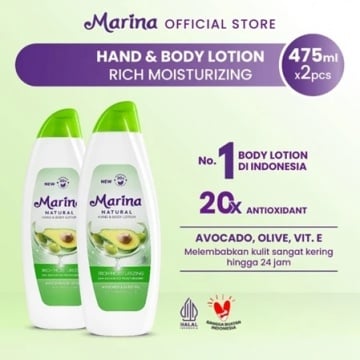 Rekomendasi hand body Marina (Shopee/Marina Official Shop)