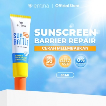 Emina Sun Battle SPF 50 Barrier Hydraburst (Shopee)