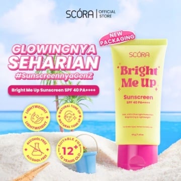 Rekomendasi sunscreen glow finish (Shopee)