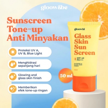 Rekomendasi sunscreen glow finish (Shopee)