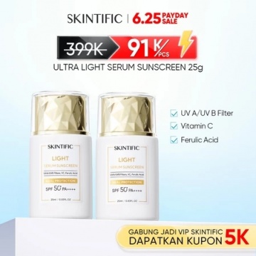 Rekomendasi sunscreen yang memutihkan wajah (Shopee)