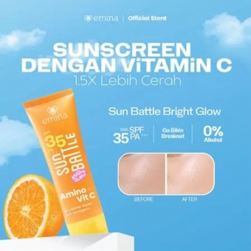 Rekomendasi sunscreen yang memutihkan wajah (Shopee)