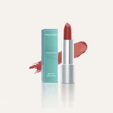 Wardah Exclusive Matte Lipstick, rekomendasi lipstik Wardah yang bagus tapi terjangkau (Wardah)
