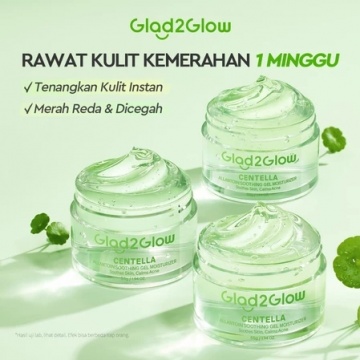 Rekomendasi moisturizer Glad2Glow (Shopee/Glad2Glow Official Store)