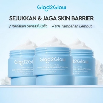 Rekomendasi moisturizer Glad2Glow (Shopee/Glad2Glow Official Store)