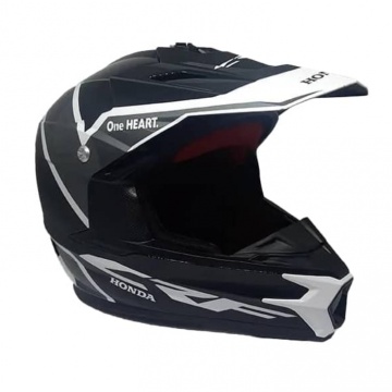 Honda CRF Helmet Grey. (Honda)